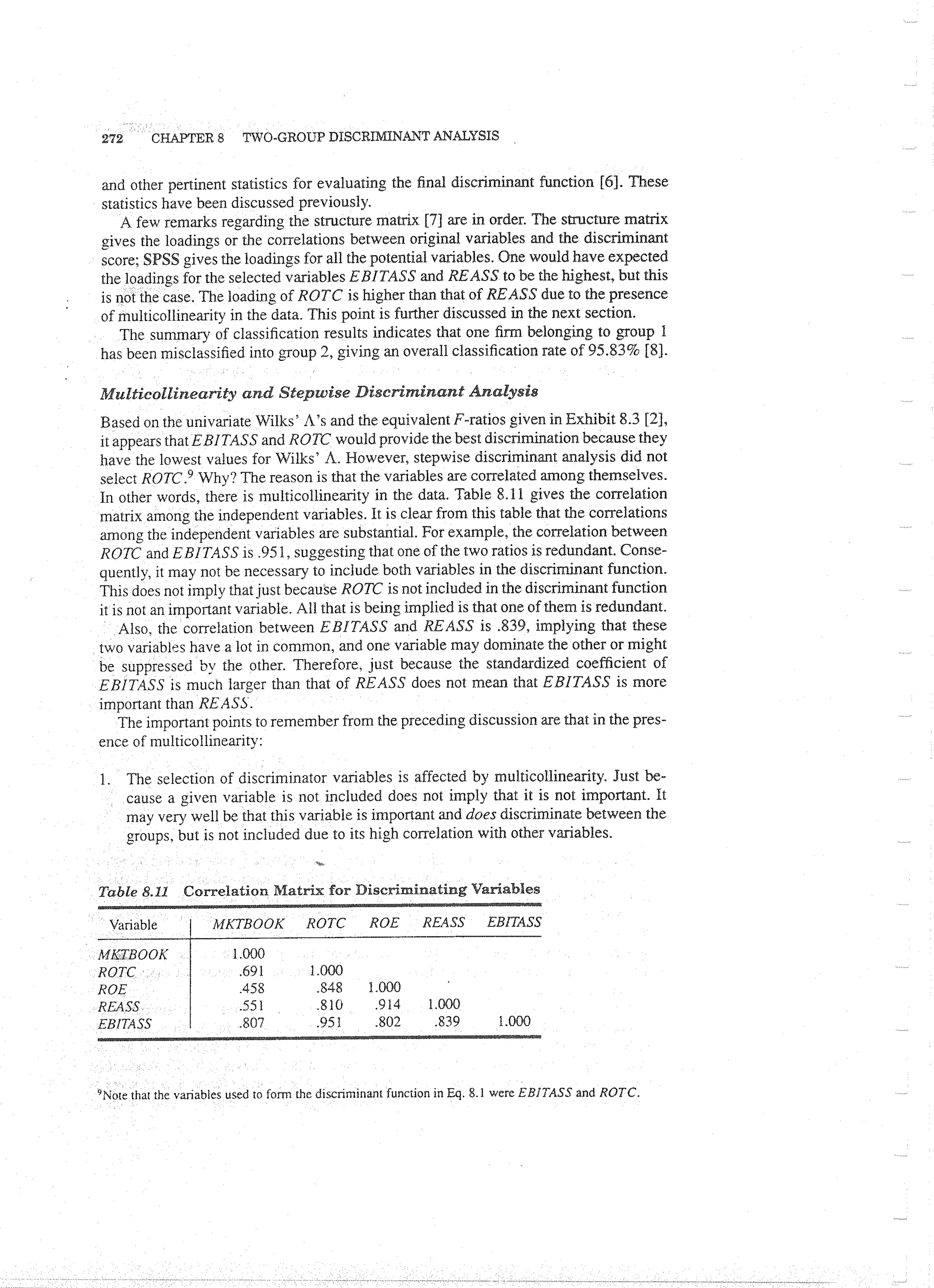 Applied Multivariate Techniques