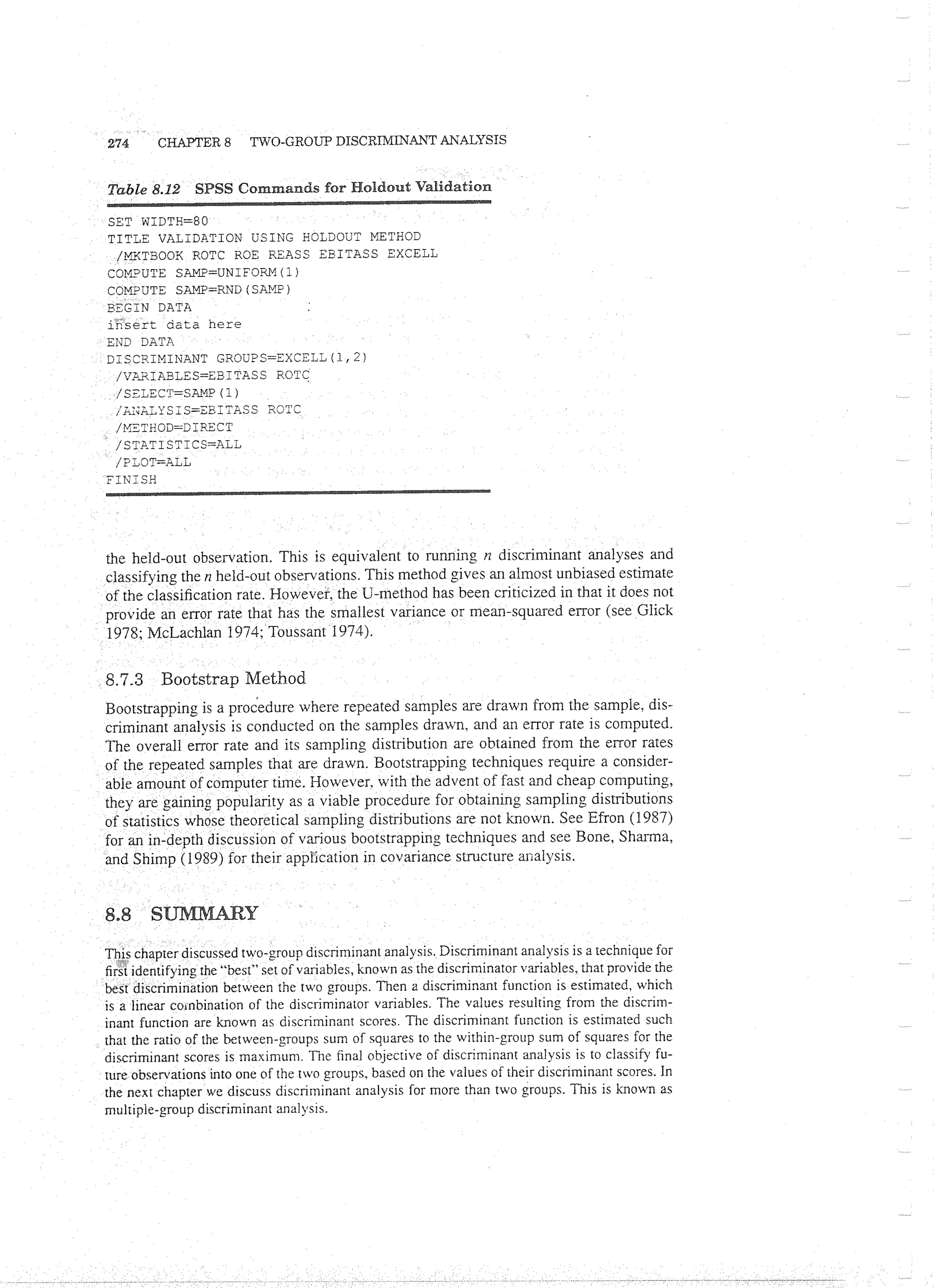 Applied Multivariate Techniques