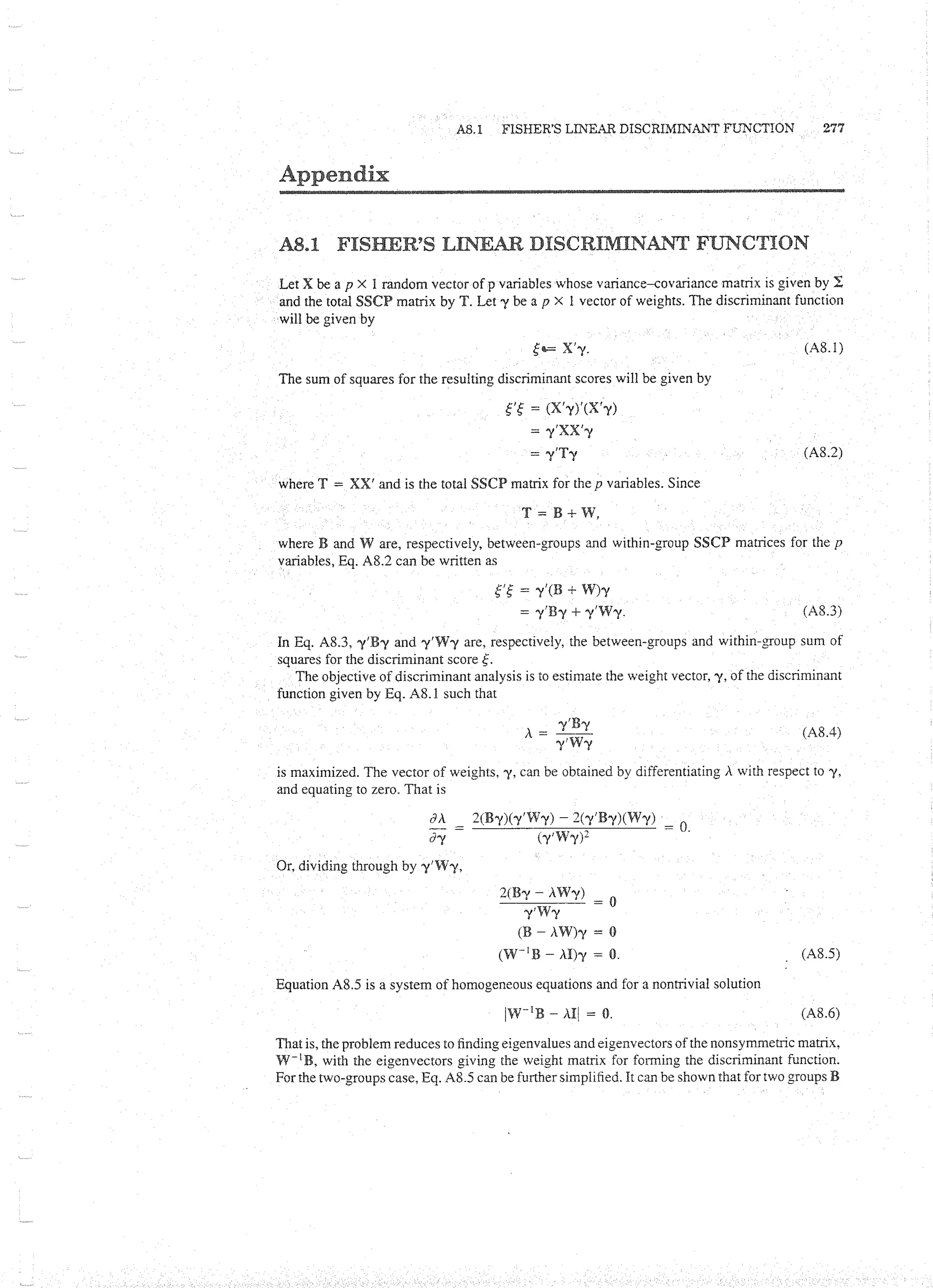 Applied Multivariate Techniques
