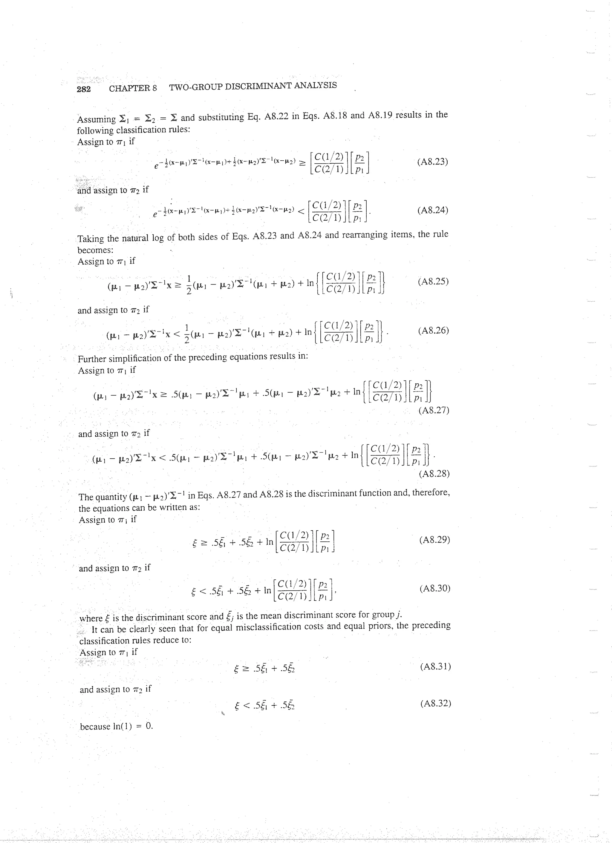 Applied Multivariate Techniques