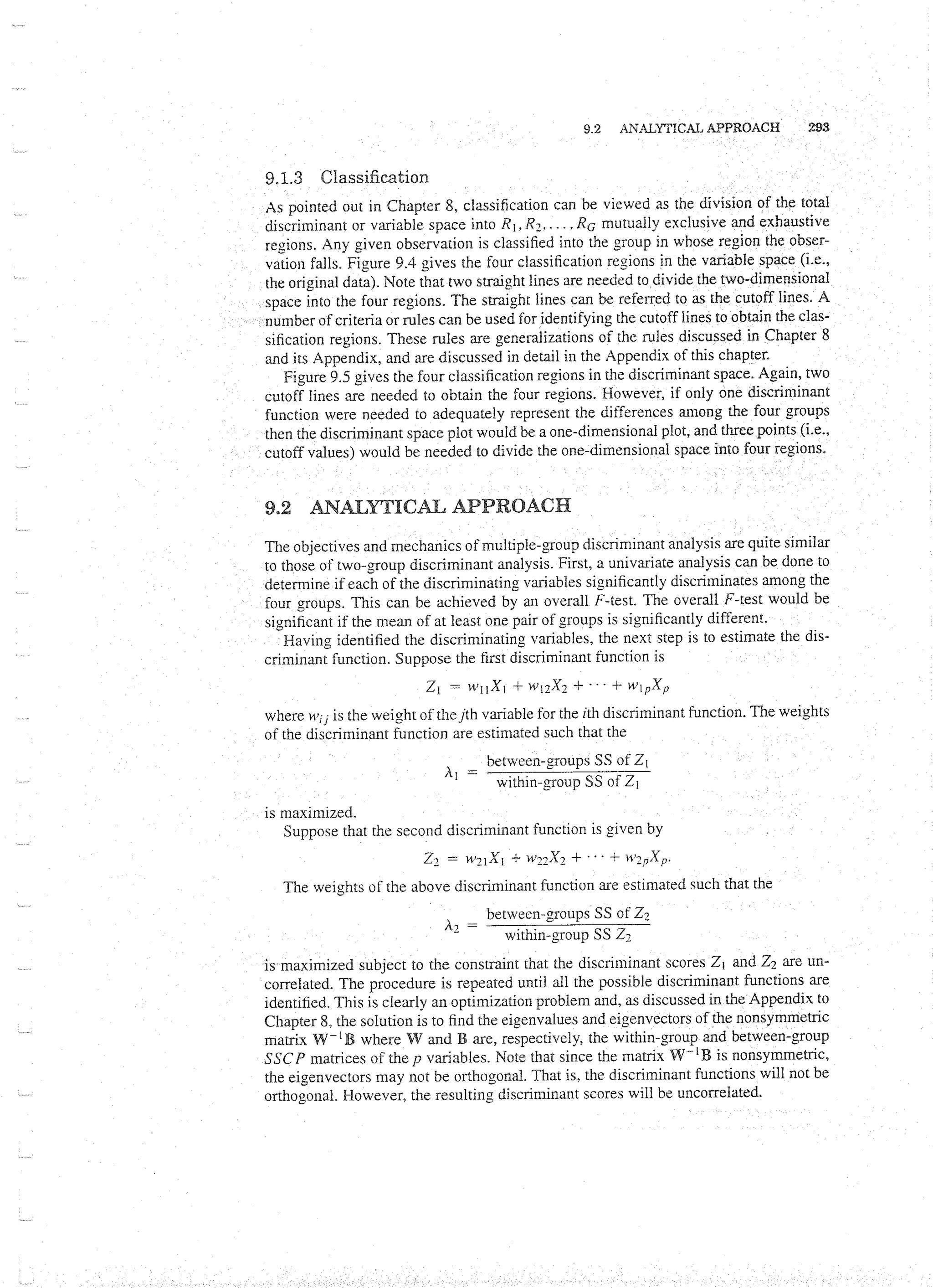 Applied Multivariate Techniques