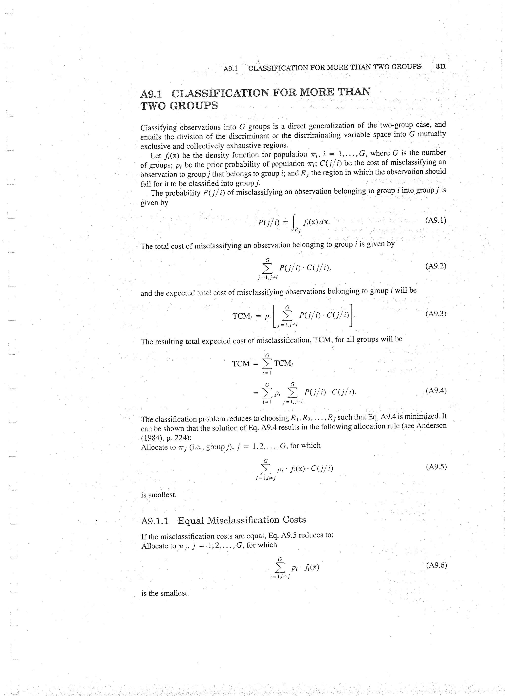 Applied Multivariate Techniques