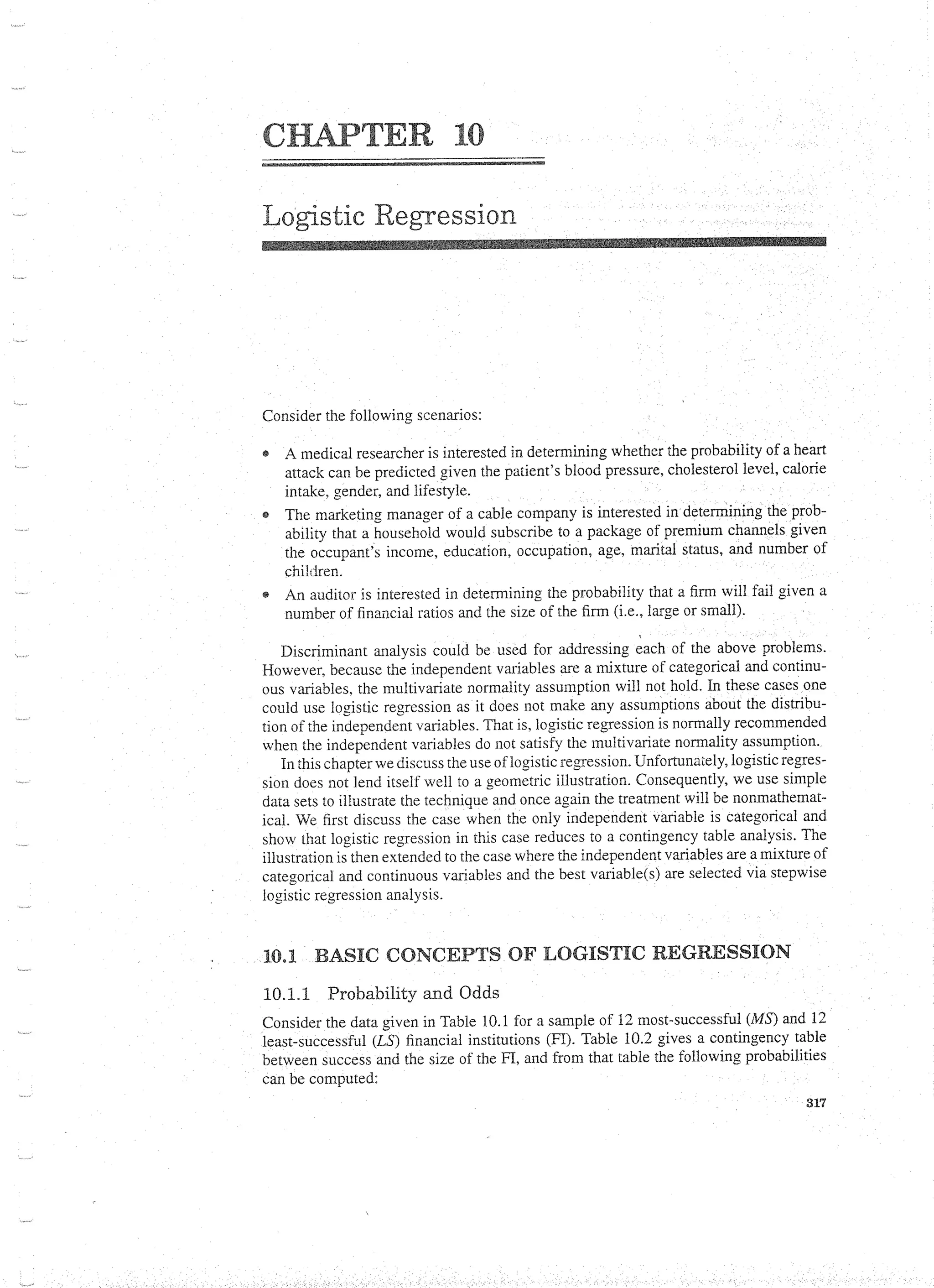 Applied Multivariate Techniques