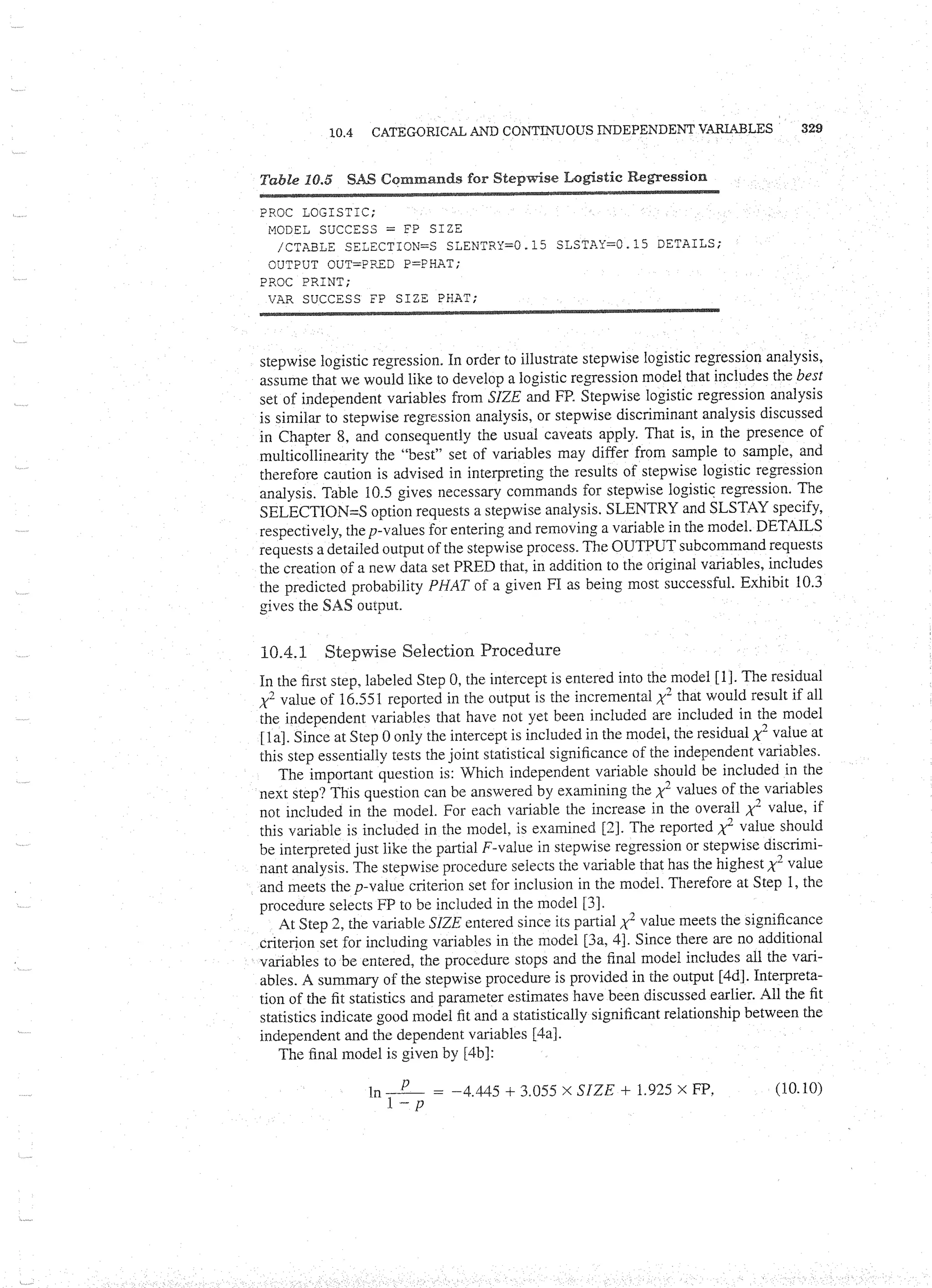 Applied Multivariate Techniques