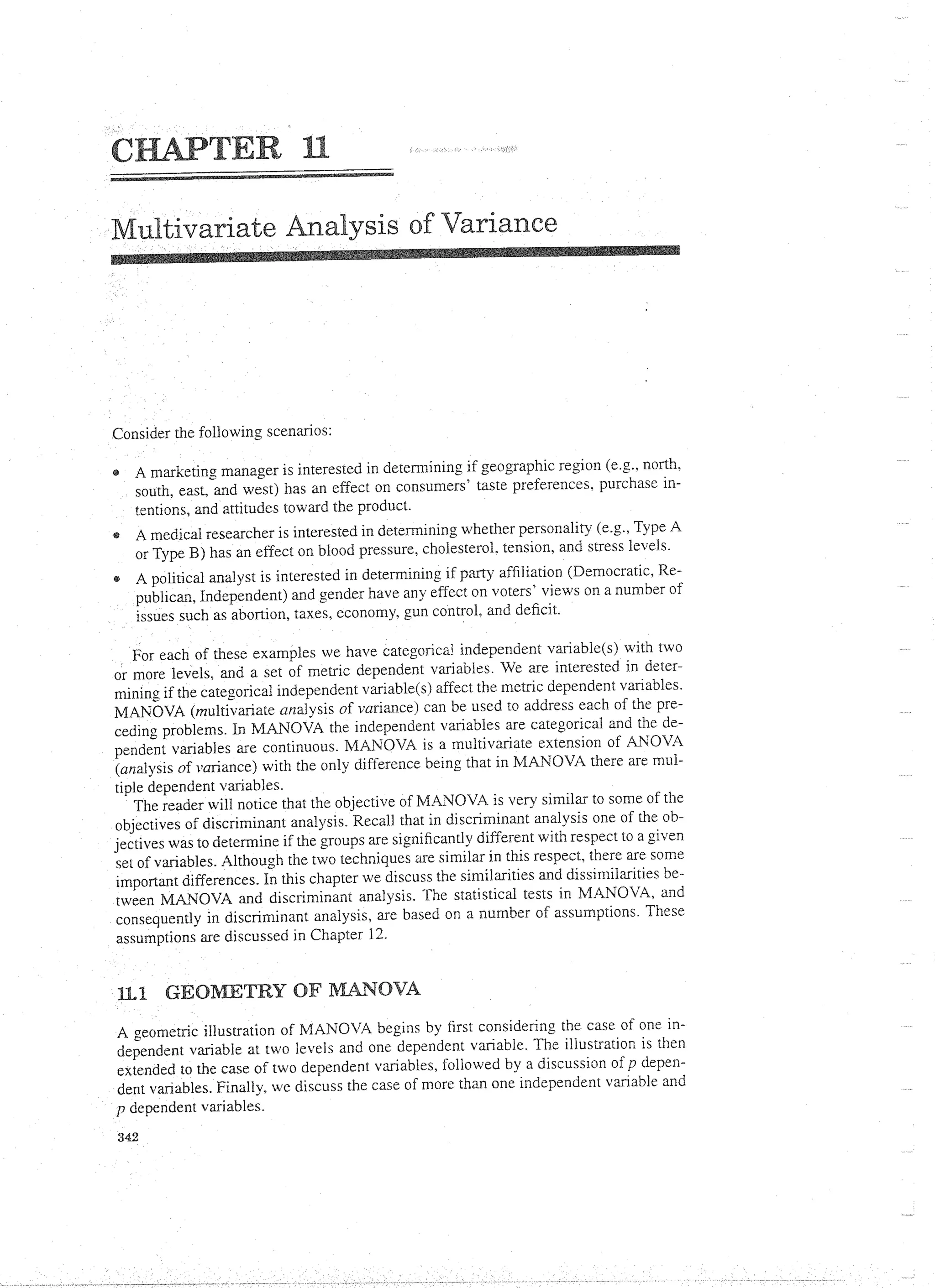 Applied Multivariate Techniques