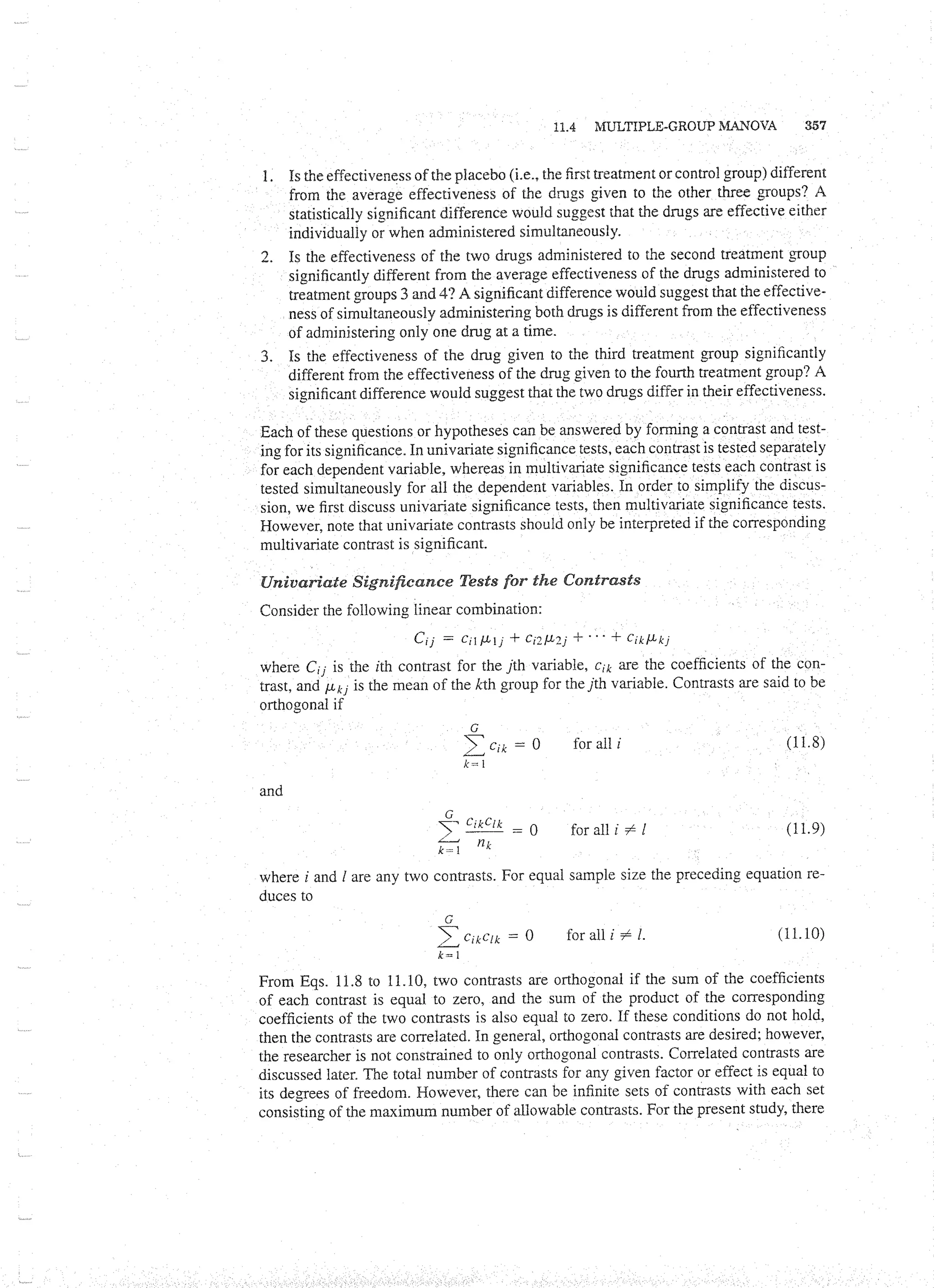 Applied Multivariate Techniques