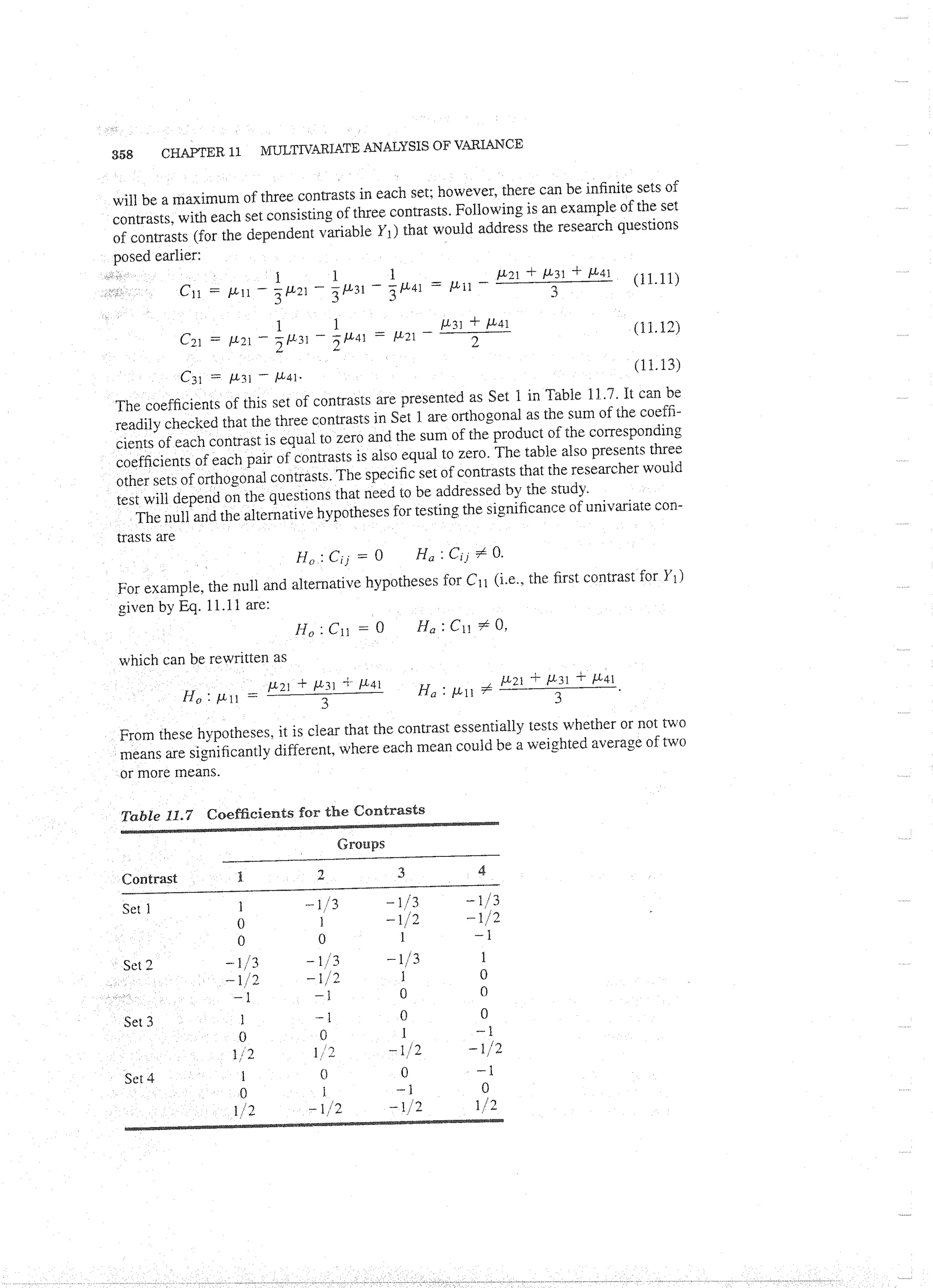 Applied Multivariate Techniques
