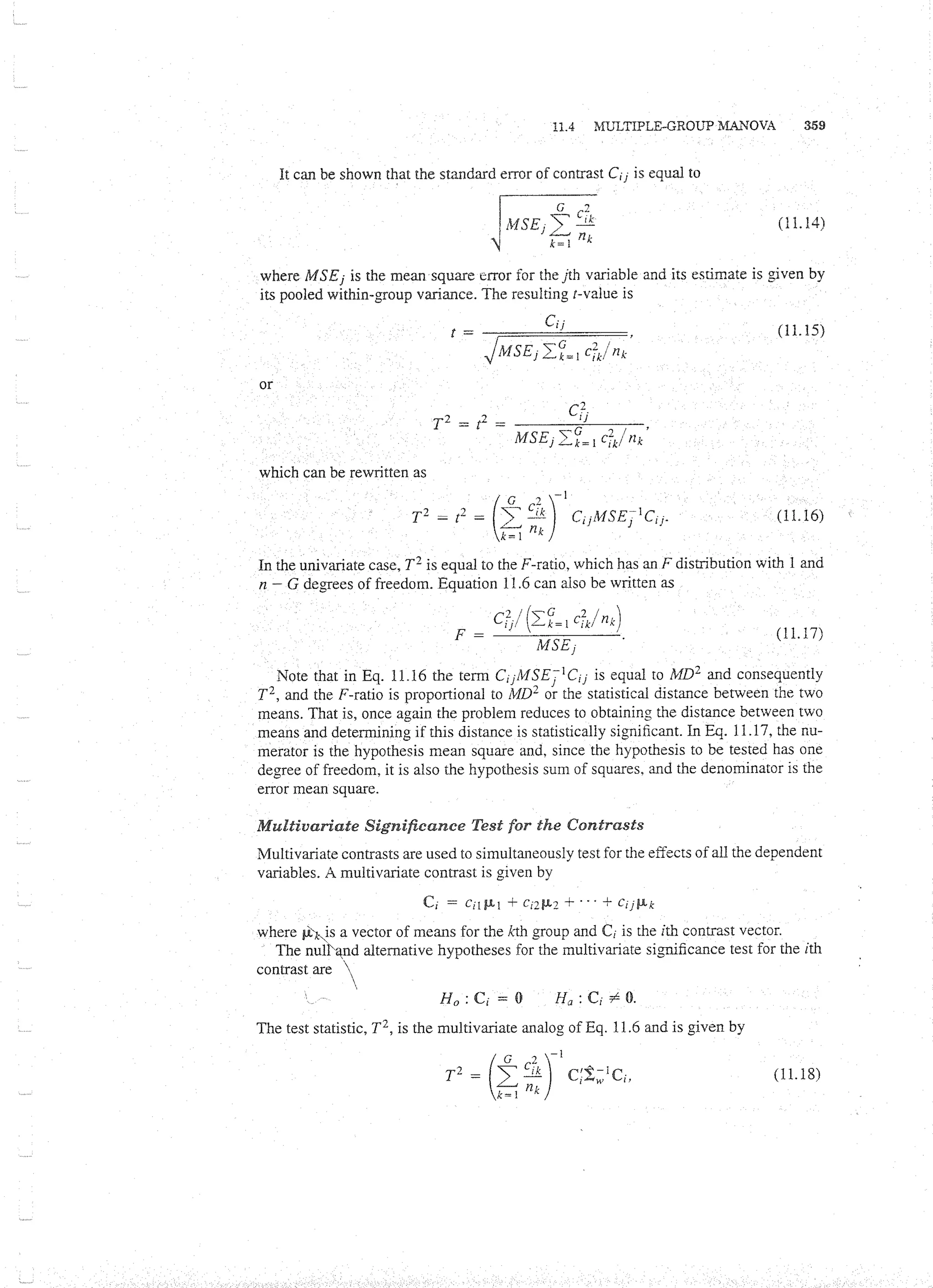 Applied Multivariate Techniques