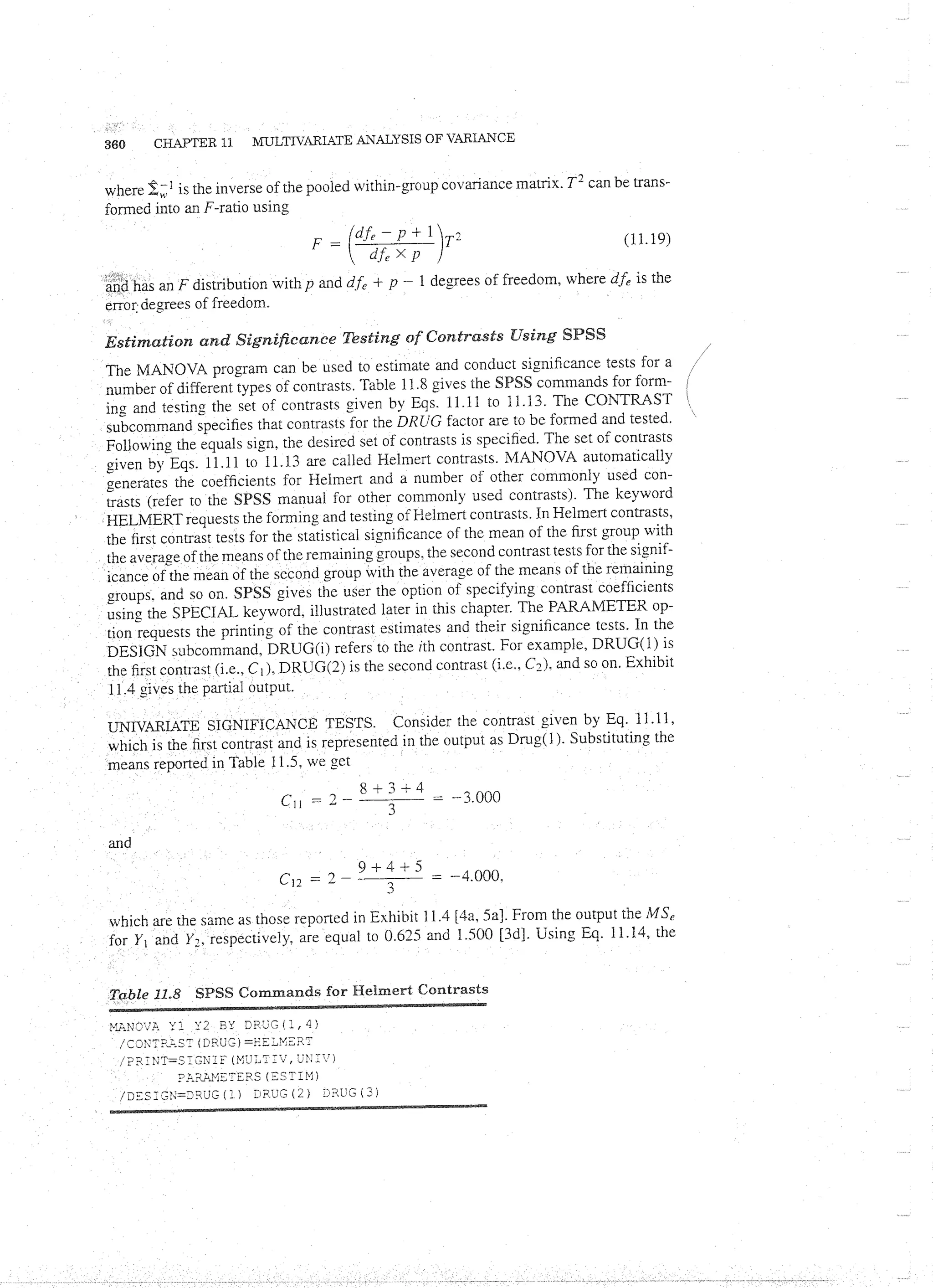 Applied Multivariate Techniques