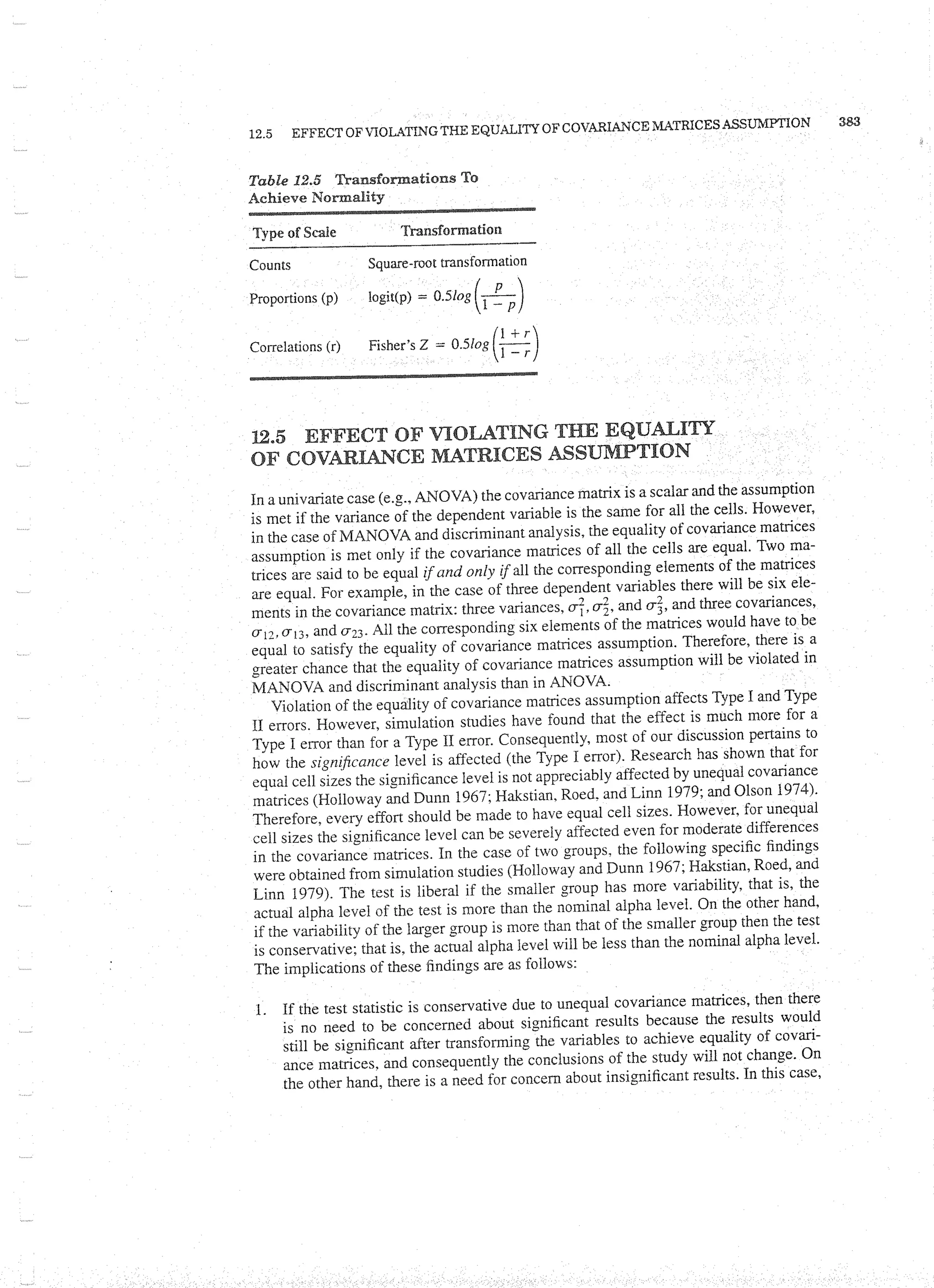 Applied Multivariate Techniques