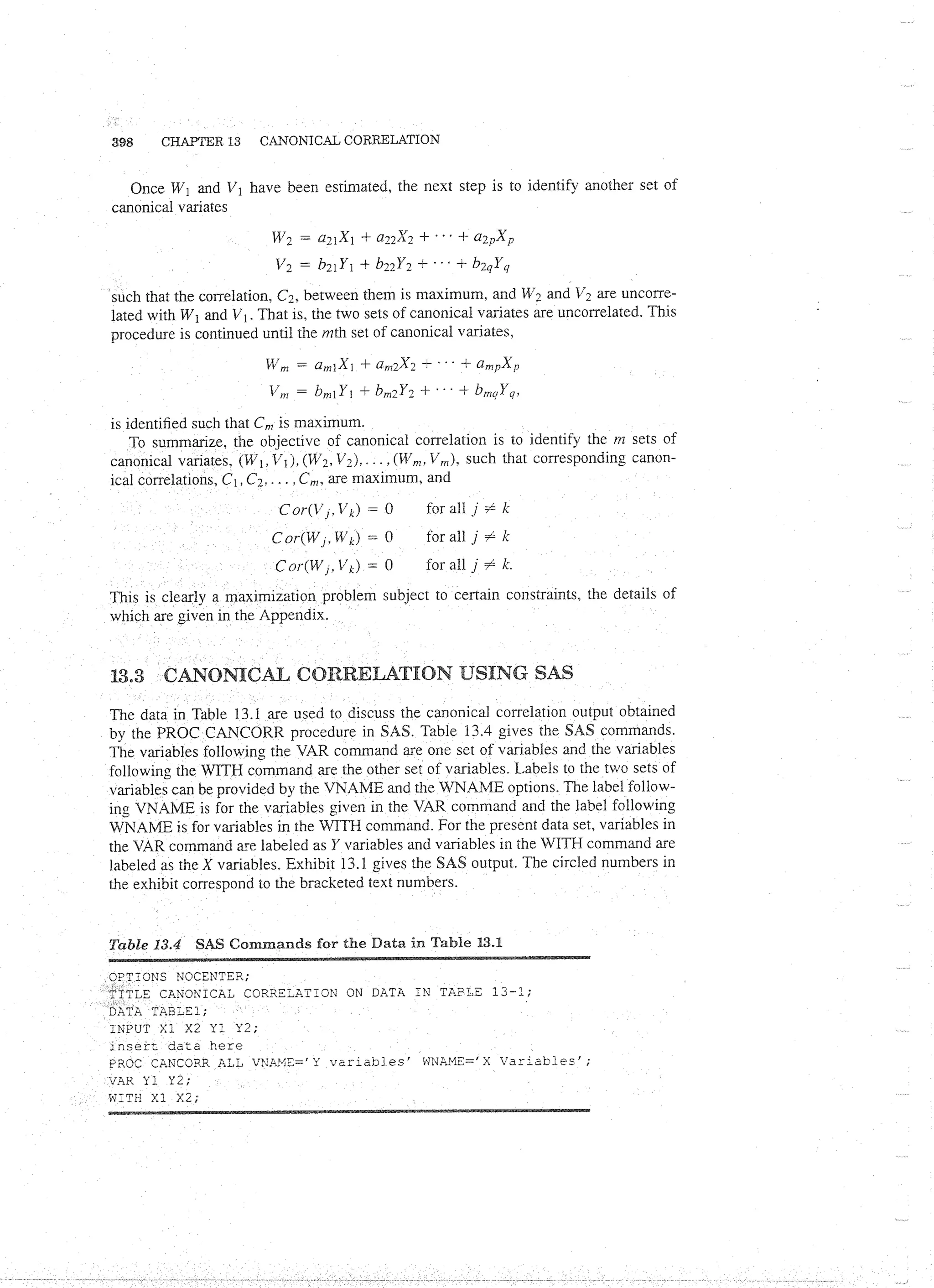 Applied Multivariate Techniques