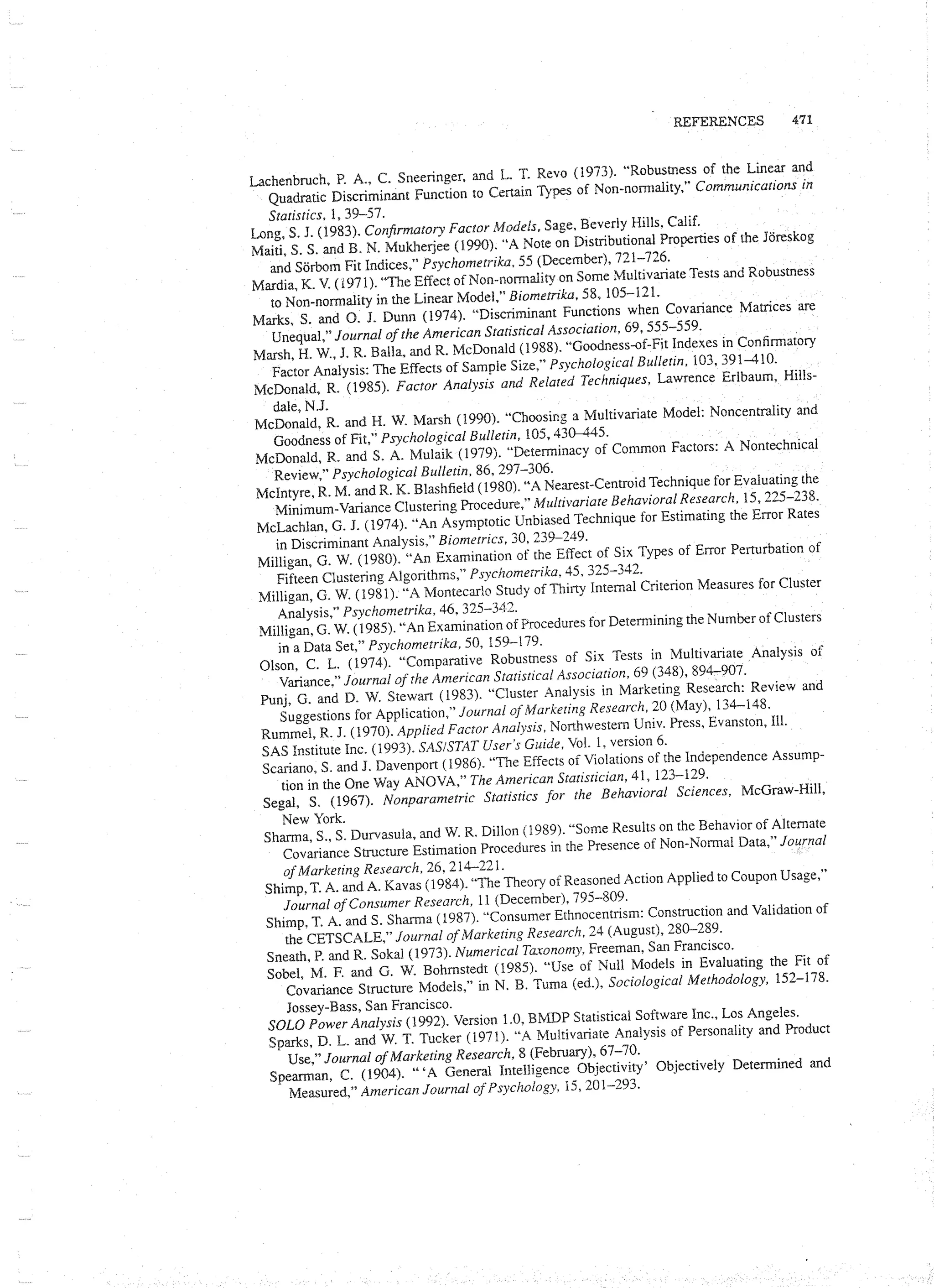 Applied Multivariate Techniques