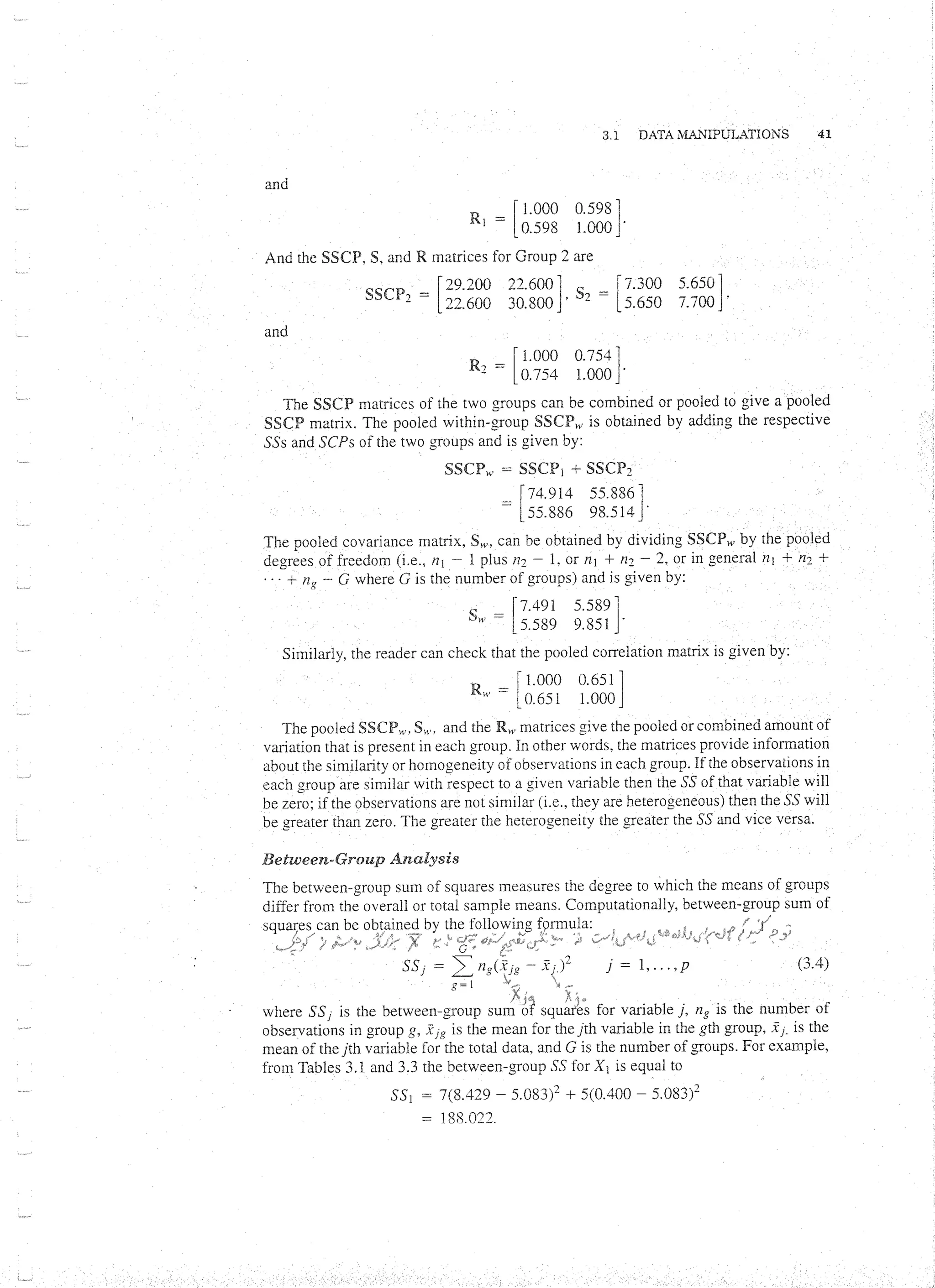Applied Multivariate Techniques