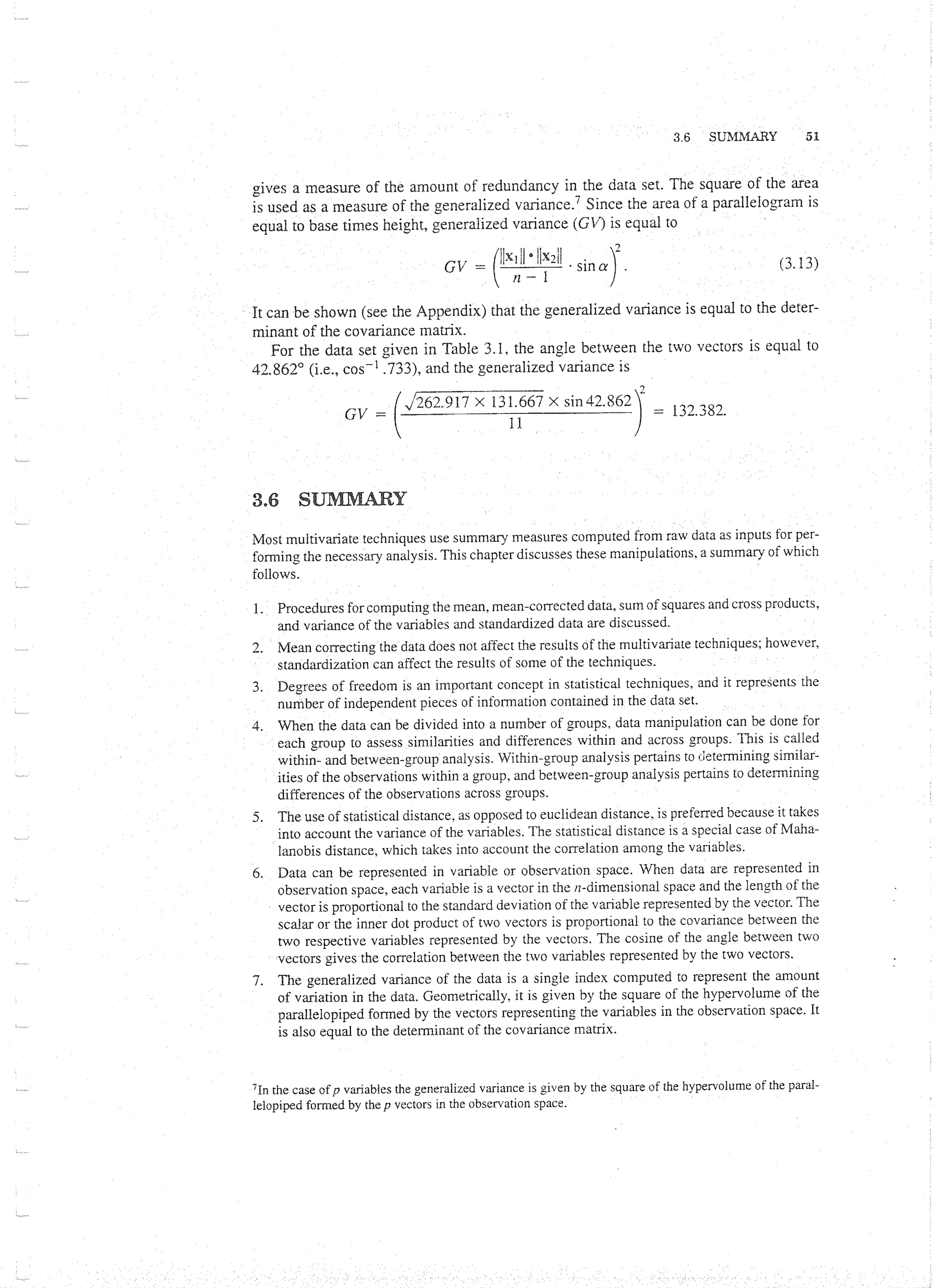 Applied Multivariate Techniques