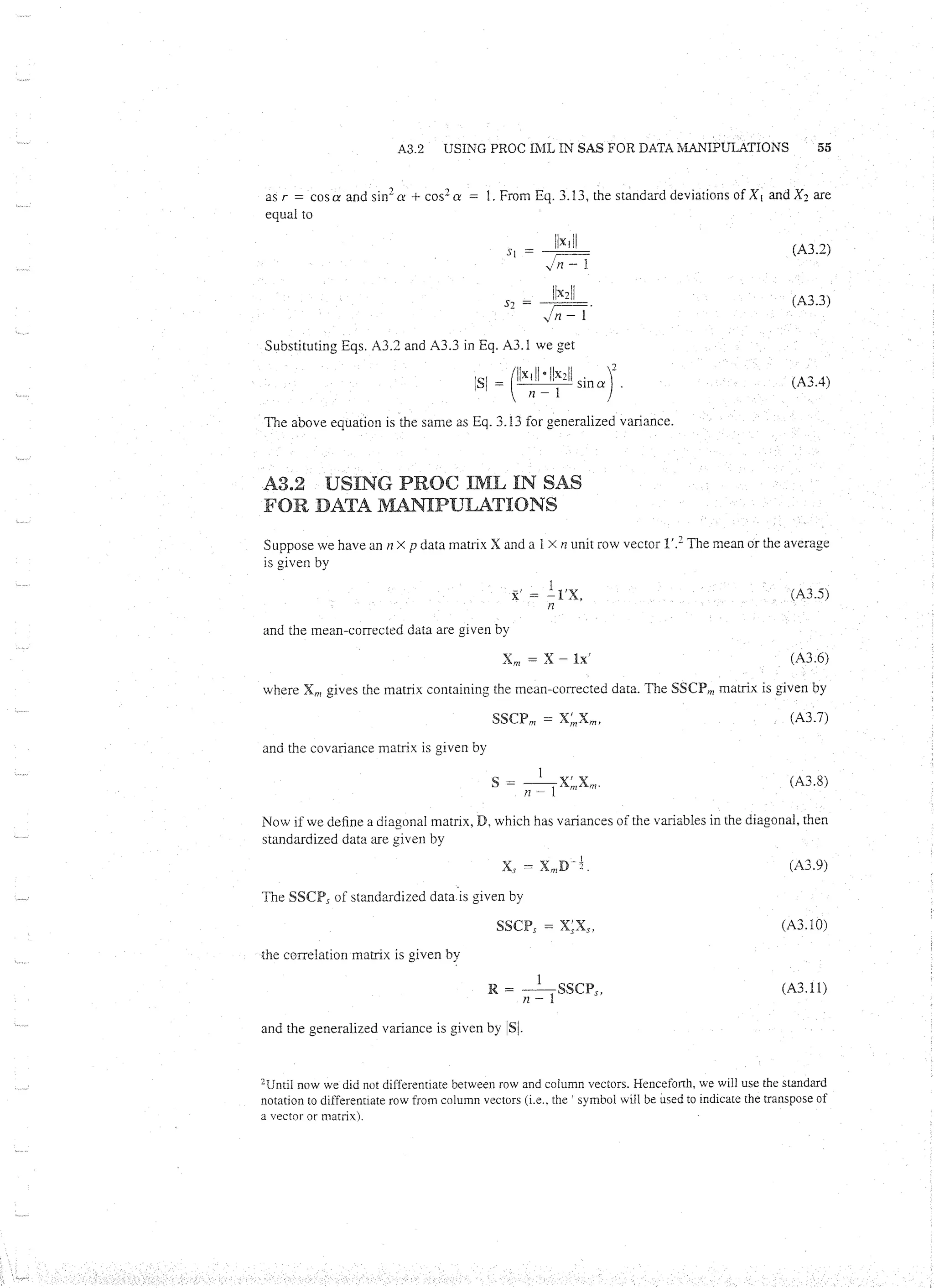 Applied Multivariate Techniques