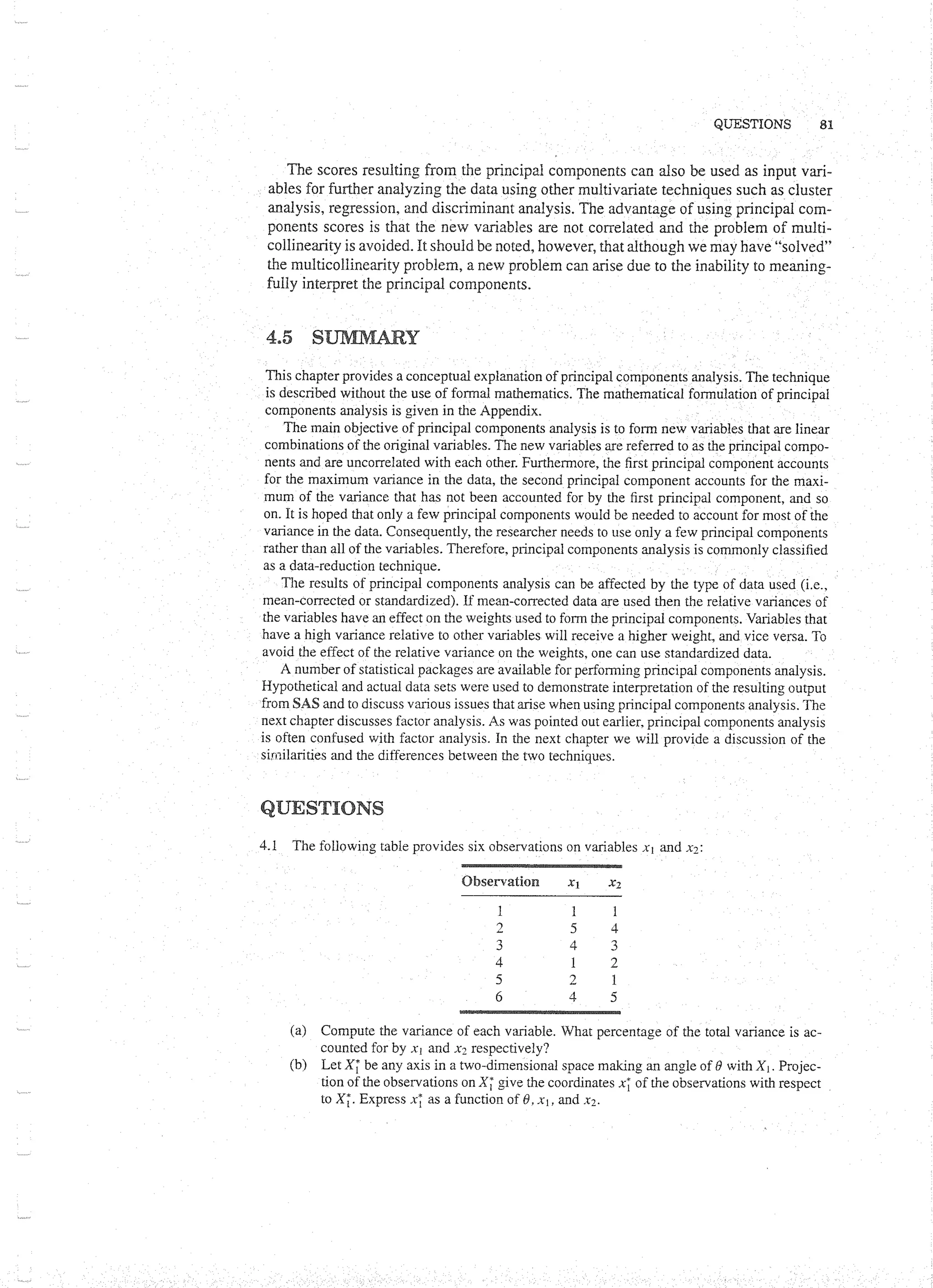 Applied Multivariate Techniques