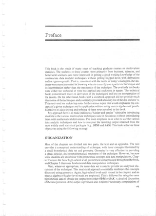 Applied Multivariate Techniques | PDF