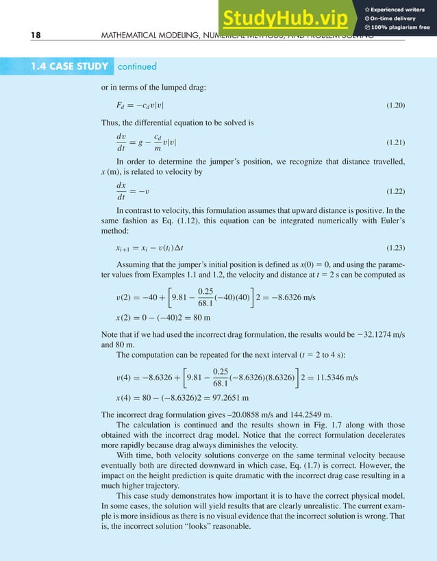 Applied Numerical Methods With MATLAB For Engineers And Scientists ...