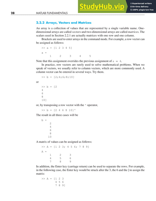 Applied Numerical Methods With MATLAB For Engineers And Scientists ...