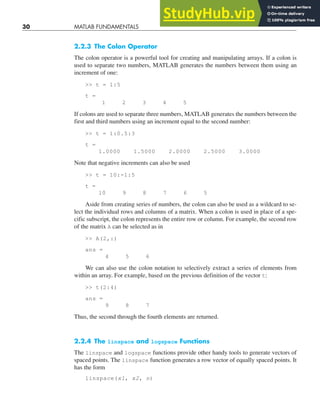 Applied Numerical Methods With MATLAB For Engineers And Scientists ...