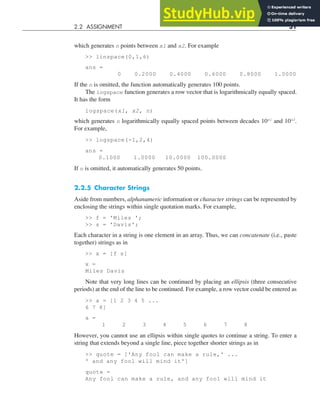 Applied Numerical Methods With MATLAB For Engineers And Scientists ...