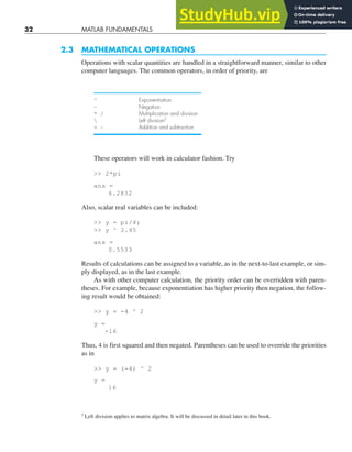 Applied Numerical Methods With MATLAB For Engineers And Scientists ...