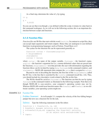 Applied Numerical Methods With MATLAB For Engineers And Scientists ...