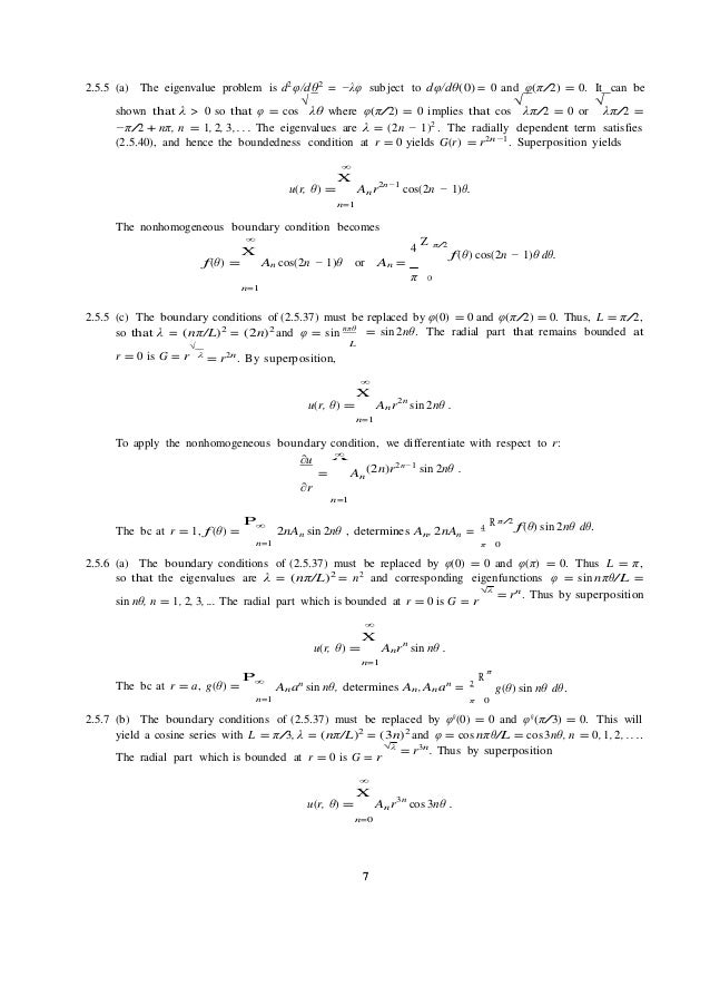 Applied Partial Differential Equations With Fourier Series - 