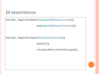 Applied patterns in the project | PPT