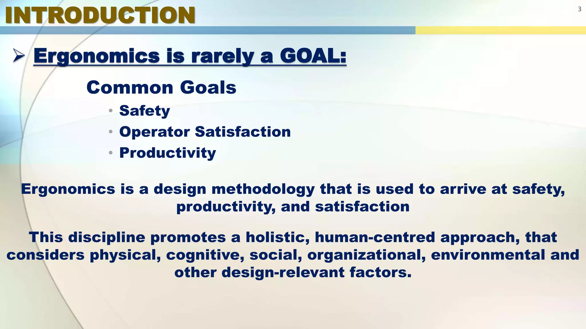 Human Factors and Ergonomics - Applied Project | PPTX