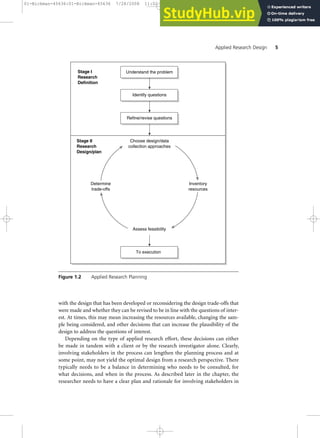 Applied Research Design A Practical Approach | PDF