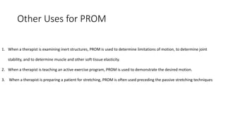 Prom Stretch R Hemi Applied sciences of rom exercises | PPTX