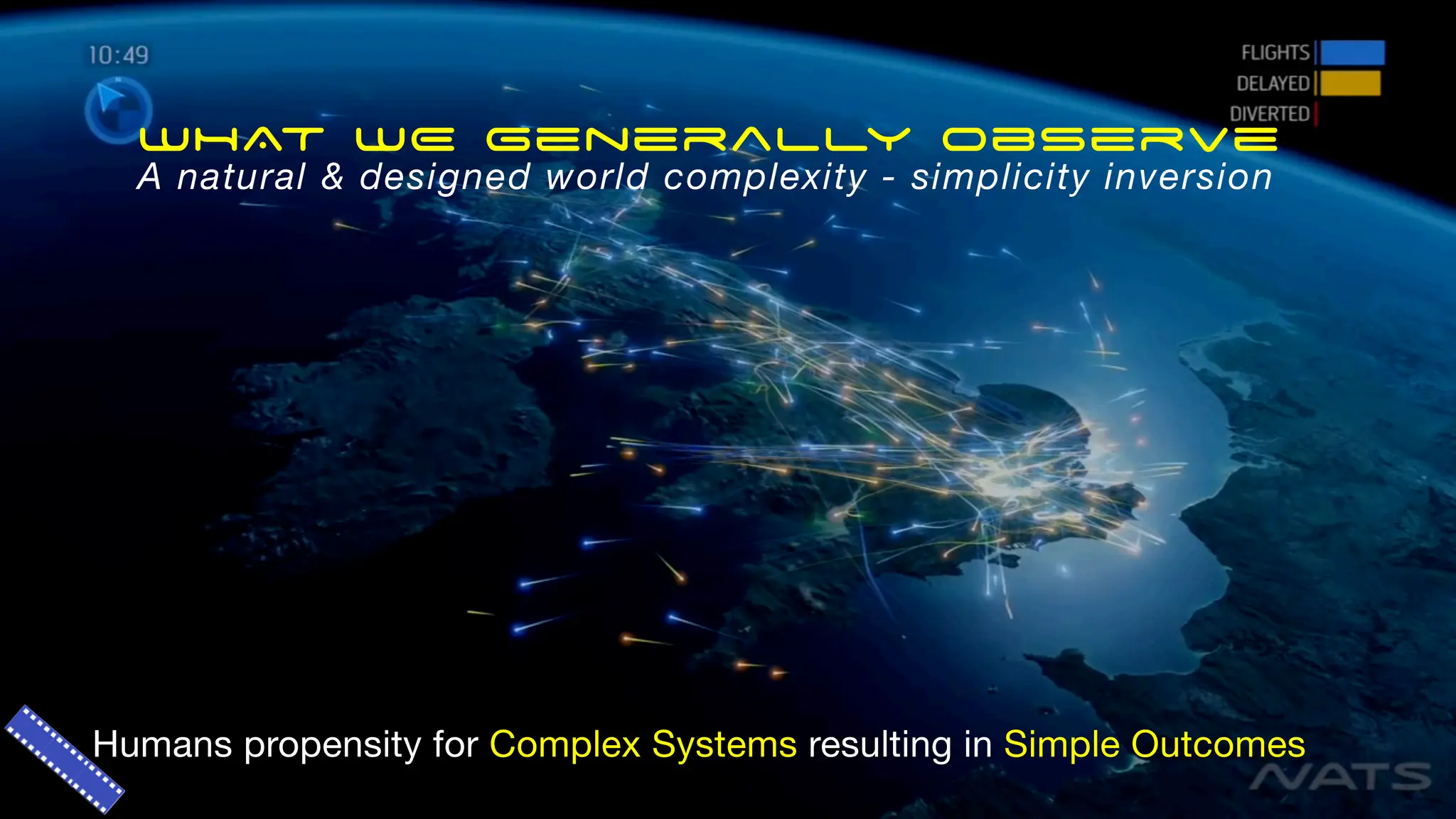 Humans propensity for Complex Systems resulting in Simple Outcomes
WHAT WE generally observe
A natural & designed world complexity - simplicity inversion
 