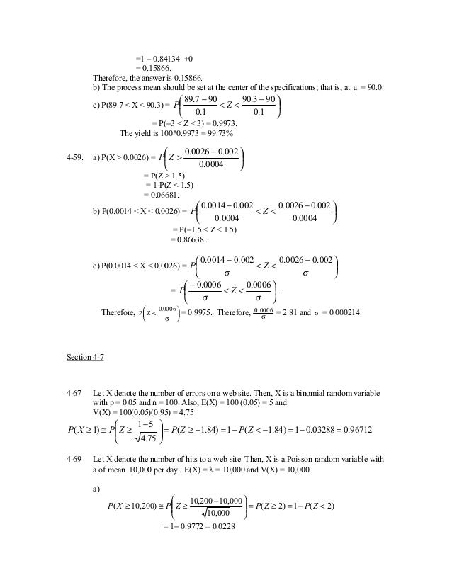applied statistics and probability for engineers solution montgomer applied statistics