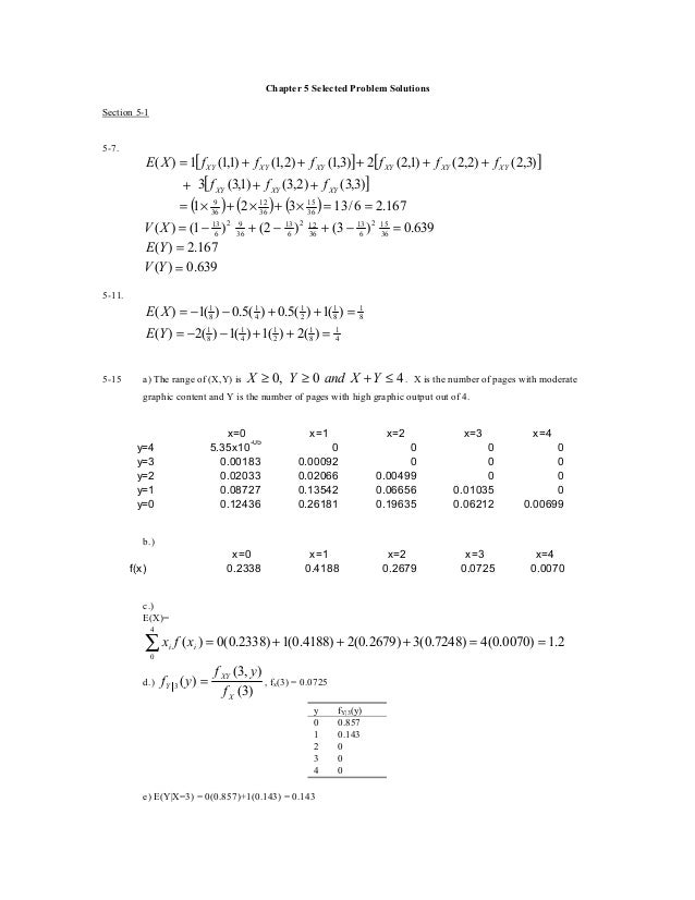 applied statistics and probability for engineers solution montgomer applied statistics