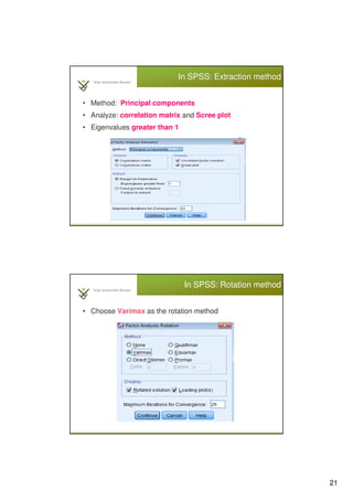 Spss Rotation Component Matrix Applied statistics lecture_5 | PDF