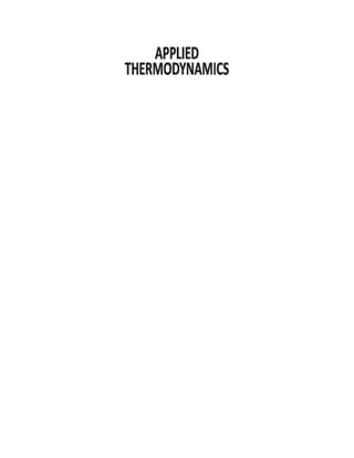 Applied thermodynamics 3rd edition by onkar singh | PDF