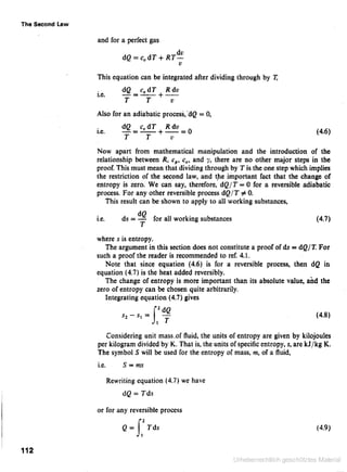 Applied thermodynamics for engineering technologists