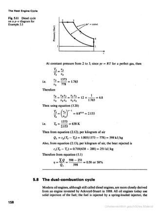 Applied thermodynamics for engineering technologists