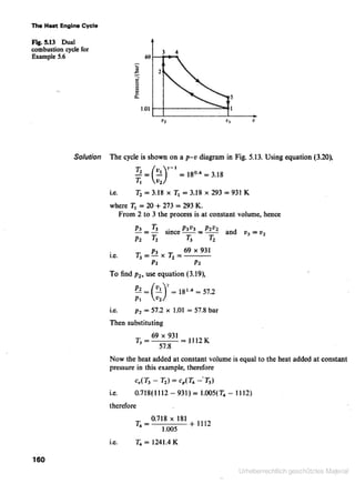 Applied thermodynamics for engineering technologists
