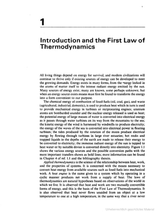 Applied thermodynamics for engineering technologists