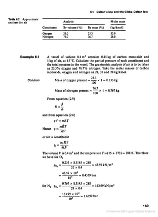 Applied thermodynamics for engineering technologists