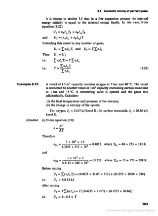Applied thermodynamics for engineering technologists