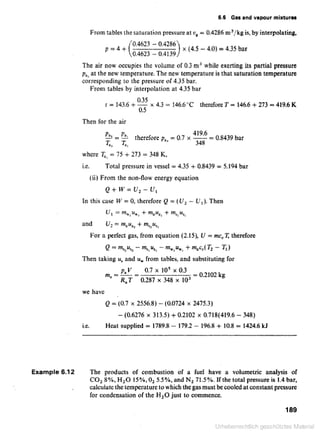 Applied thermodynamics for engineering technologists