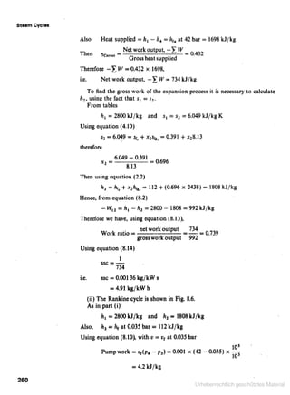 Applied thermodynamics for engineering technologists