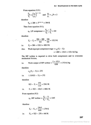 Applied thermodynamics for engineering technologists
