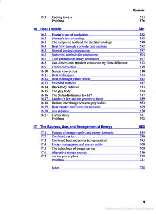 Applied thermodynamics for engineering technologists