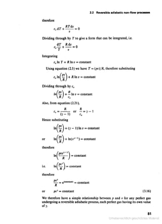 Applied thermodynamics for engineering technologists
