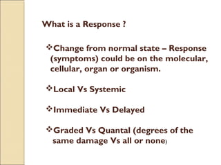 Applied toxicology chemical risk assessment | PPT