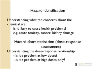 Toxic Risk Applied toxicology chemical risk assessment | PPT